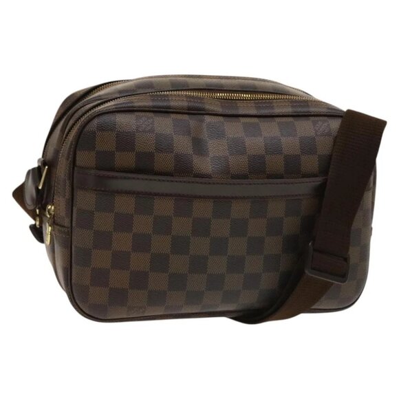 LOUIS VUITTON Damier Ebene Reporter PM Shoulder Bag - Picture 1 of 16